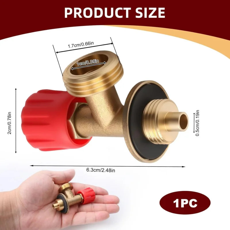 RV Gaz Adapter Gas Bottle Connector Regulator For 907 904 901 Gas Bottle Motorhome Caravan Camping Barbecue Accessories
