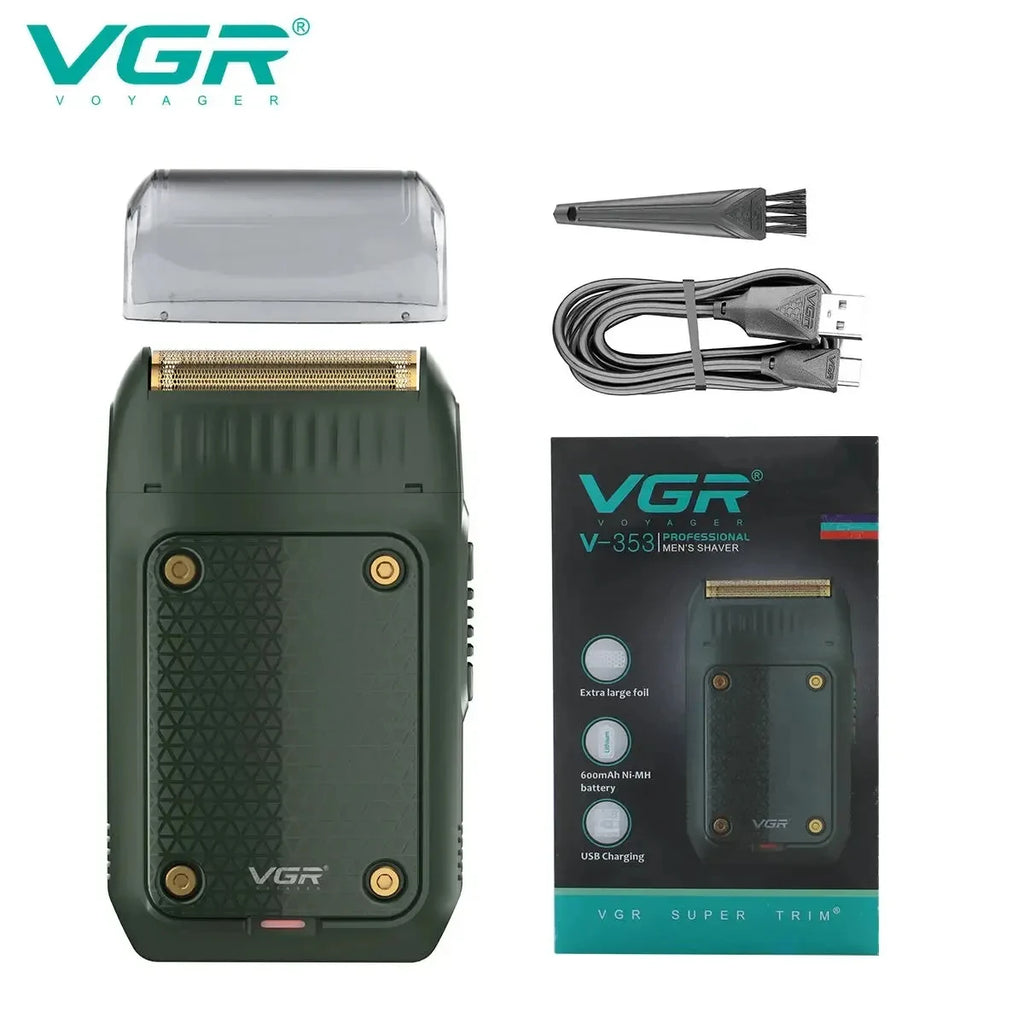 VGR popular men's shaver, convenient mini shaver, home travel electric shaving machine sideburns and hair trimming machine V-353