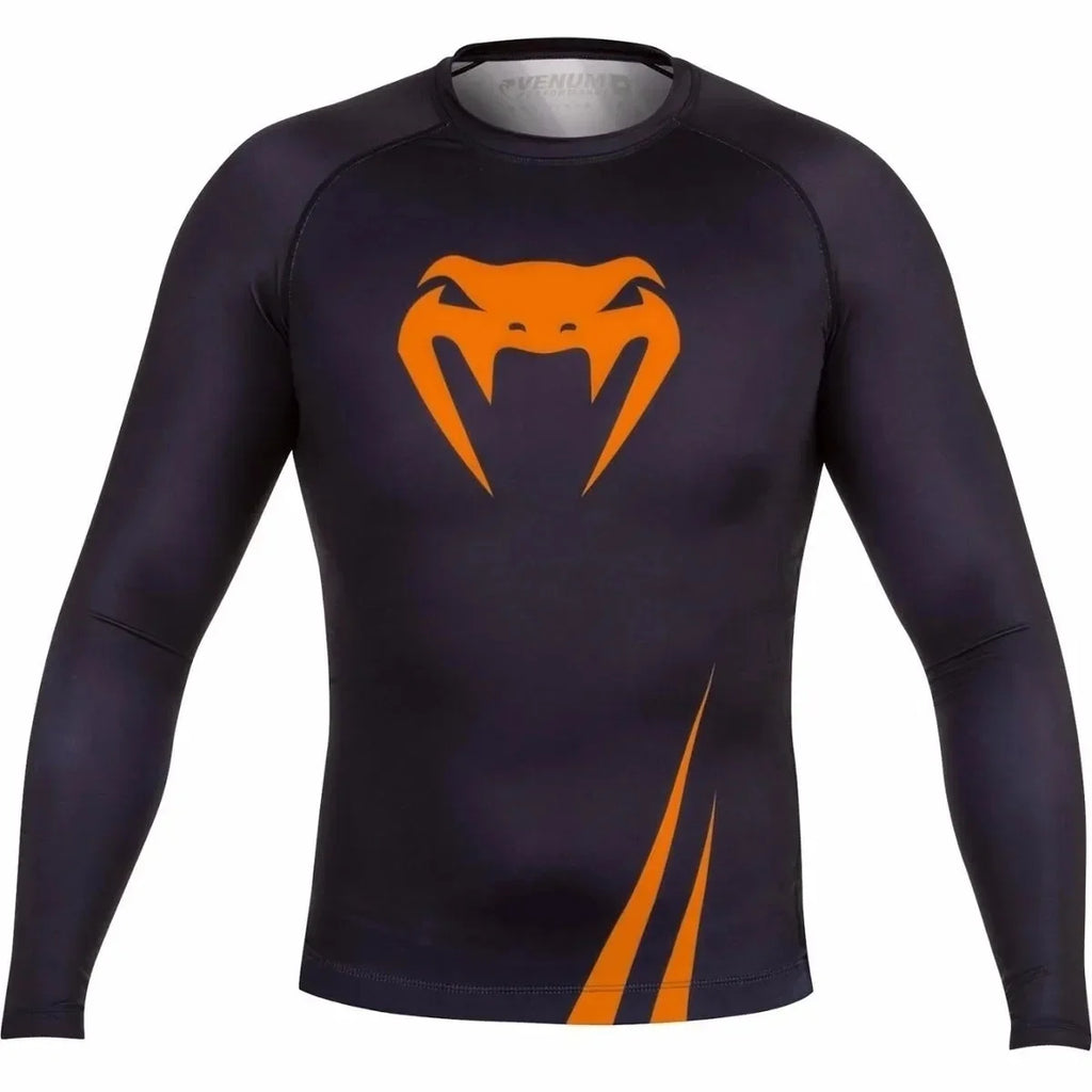 Sports Compression Long-Sleeve Top Breathable Quick-Dry for Fitness Training Fighting MMA-