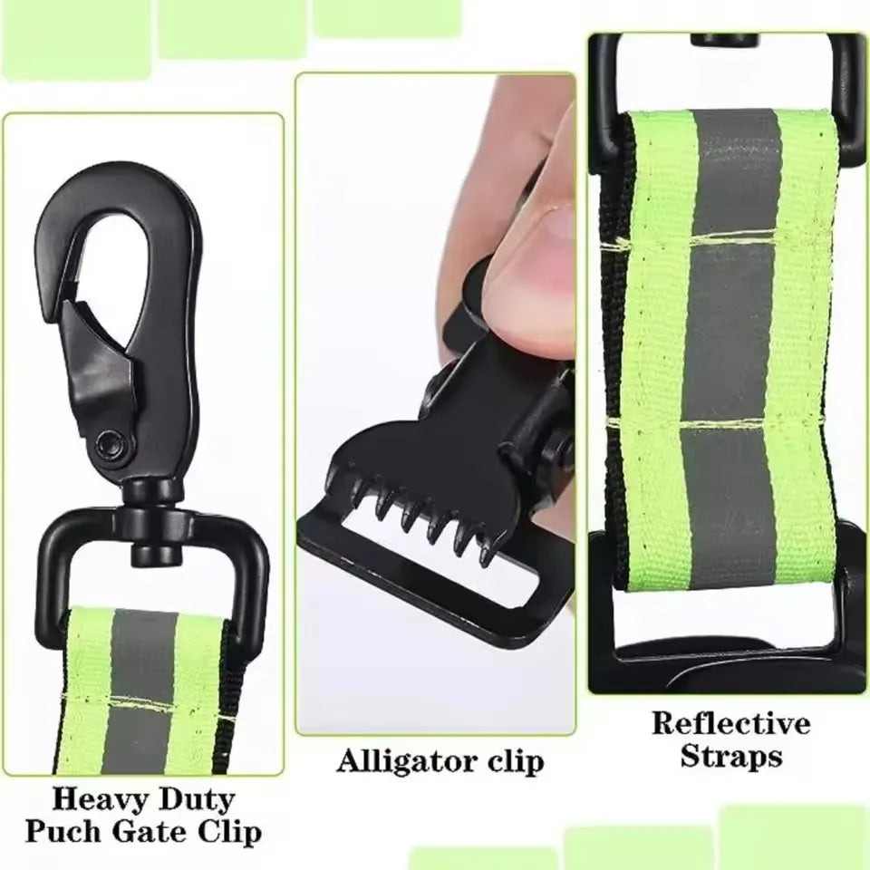 Portable Firefighter Safety Glove Strap Universal Hanger Guard Gloves Keeper Gloves Clamps Multifunction Durable Mitten Clips