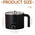 Candle Wax Melting Pot 1.5L Large Stainless Steel Electric Non-stick Candle Making Pot Melting Pitcher for Soap Candy Chocolate