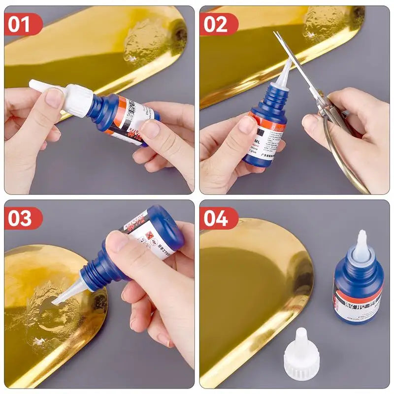 30g Removal Of Offset Adhesive Etractant Nail-Free Glue UV Glue Quick-Drying Glue 502 Glue Etc Remover For Dissolves Super Glue