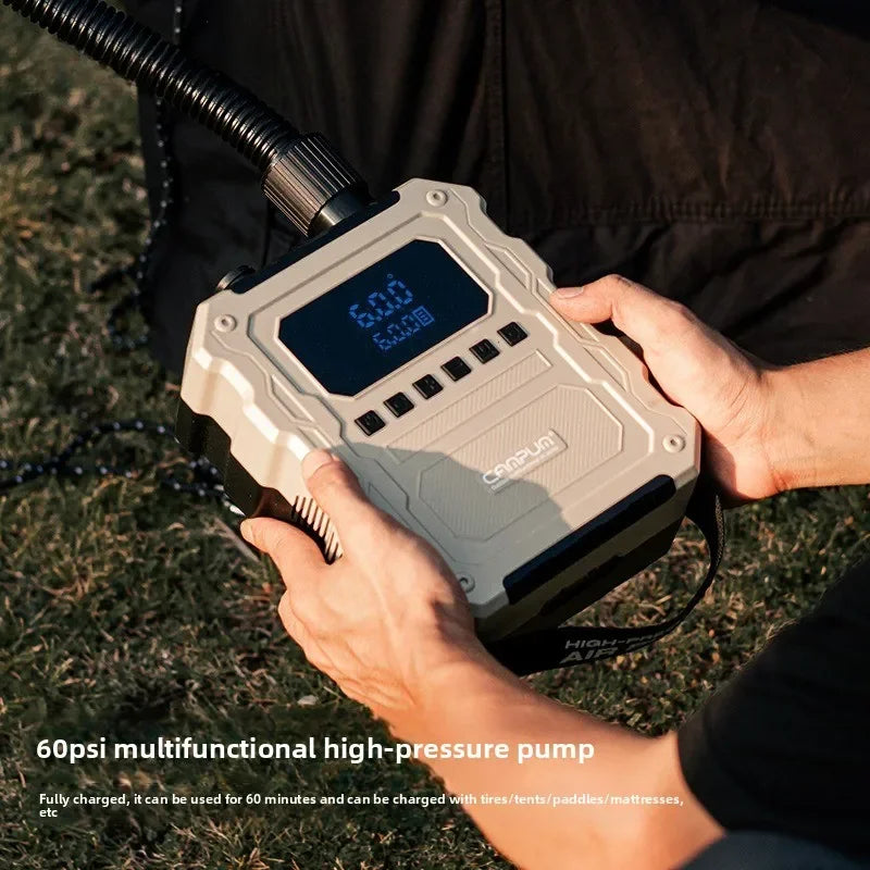 Wireless High Power Electric Inflator Deflator Digital Display Auto Shut Off Portable Outdoor SUP Tent Raft Tire Kayak Air Pump