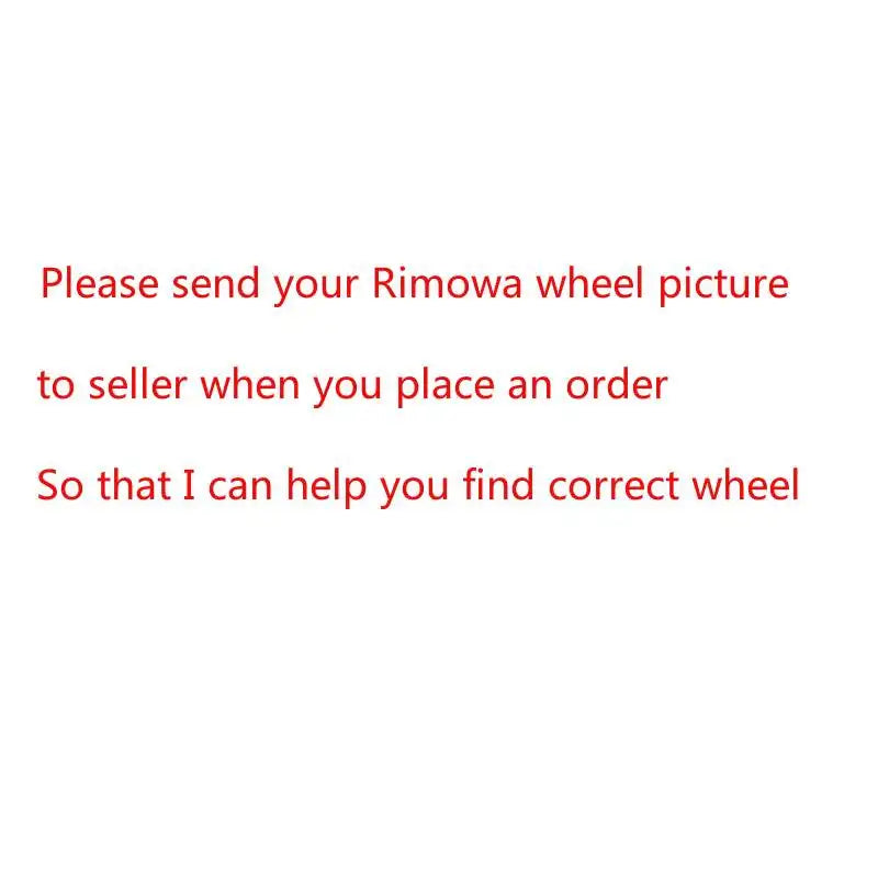 Luggage Wheel for Rimowa Suitcase Repair Replacement Load-bearing Wheels Special Trolley Case Silent Casters Luggage Accessories