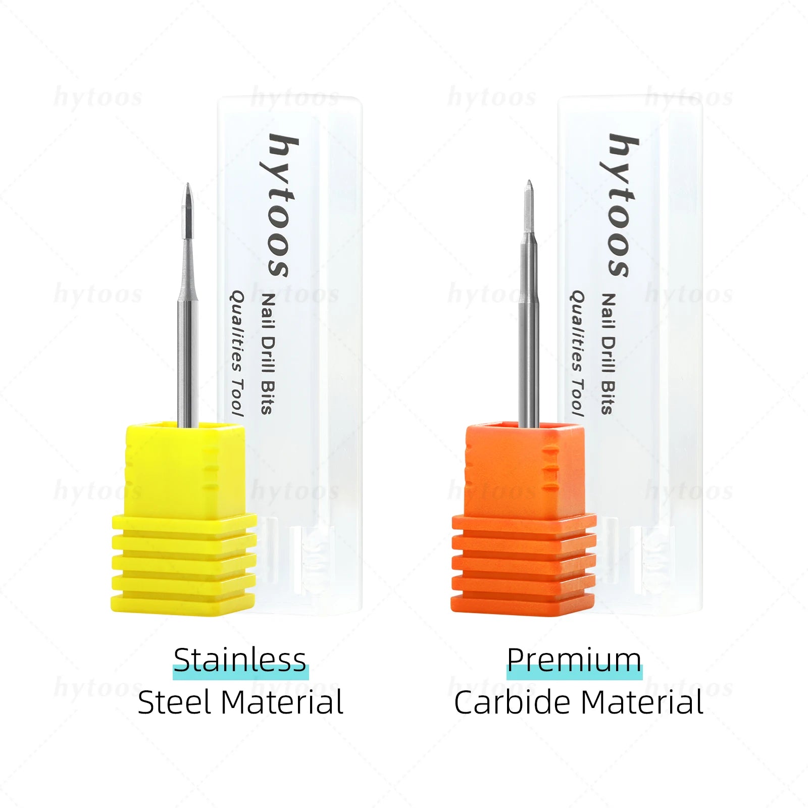 HYTOOS Hexagon Carbide Nail Drill Bits Cuticle Cleaner Flame Bit for Nail Drill Pro Manicure Dead Skin Removal Nail Prep Tools