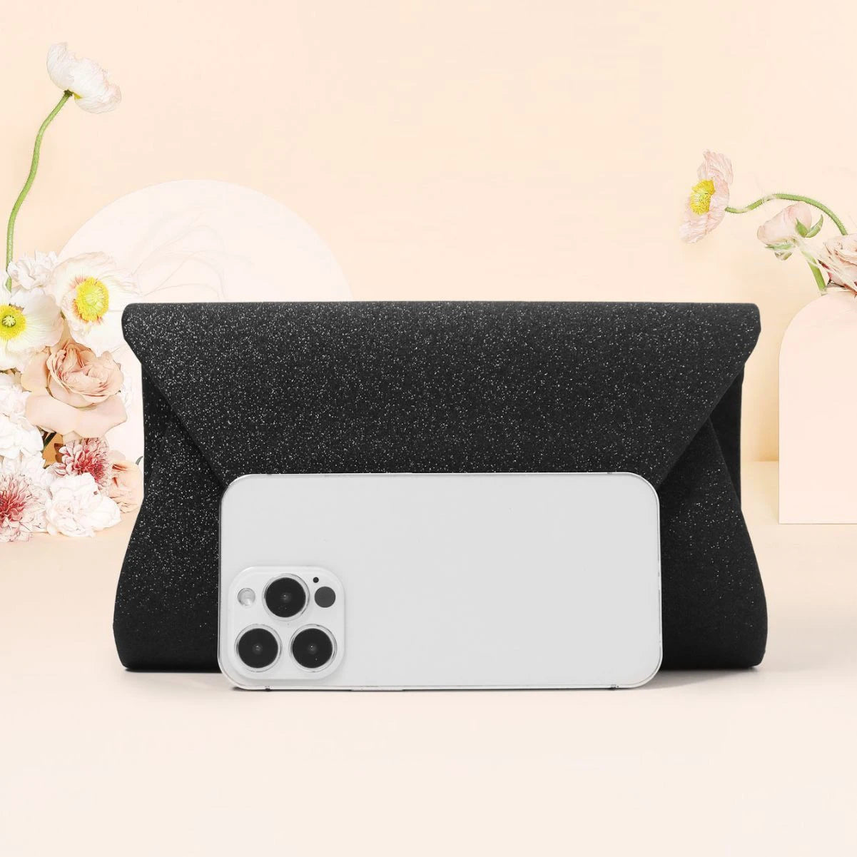 Dinner Bag, Bride Bag, Metal Accessories, Generous Hard Handbag, Clutch Bag