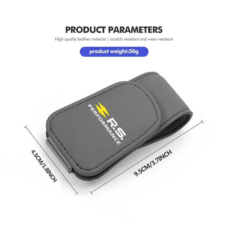 Magnetic Car Glasses Holder Sunshade Platep Card Ticket Clip For Renault Arkana Captur Twingo Talisman RS Line Logan Duster