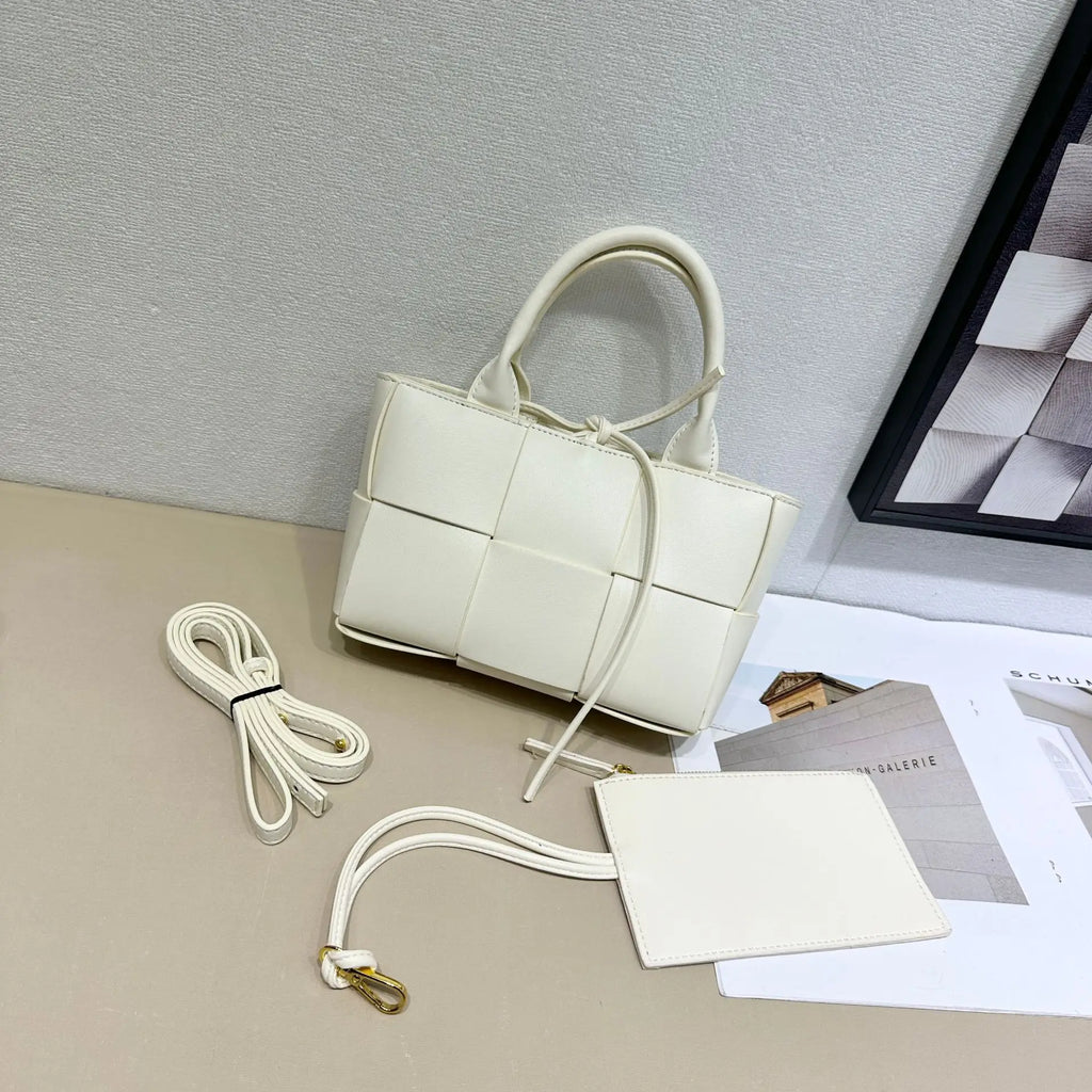 Women Luxury Messenger Purse Shopper Solid Color Commuter Bag Elegant Leather Diaper Bag Large Capacity In Vogue Style