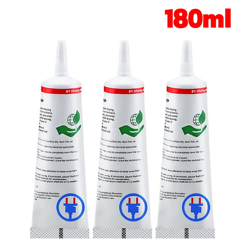 Waterproof Liquid Electrical Tape Flexible Wire Repair Sealant Insulation Adhesive for Cable DIY Craft Waterproof Coating