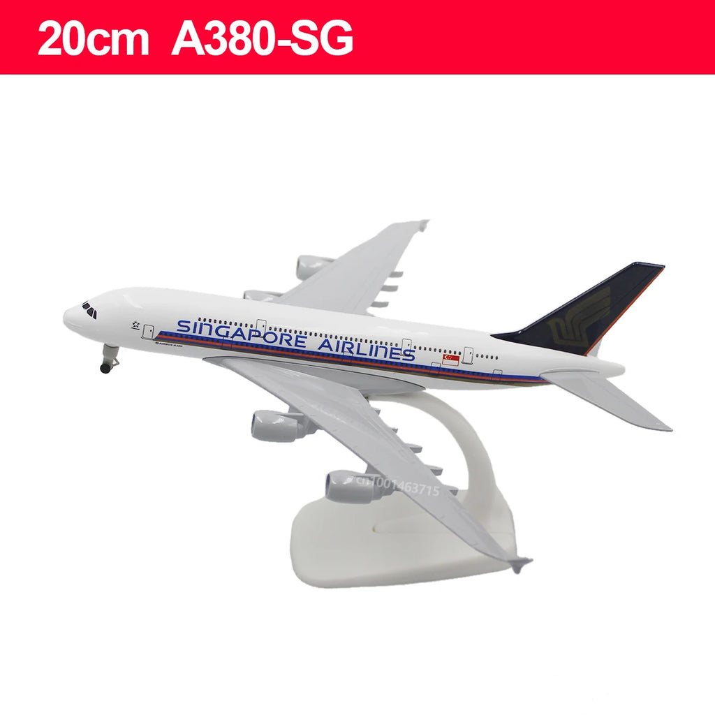 20CM Diecast Alloy Antonov An-225 "Mriya" B747 777 787 A380 350 330 Airplane Model 1/400 Scale