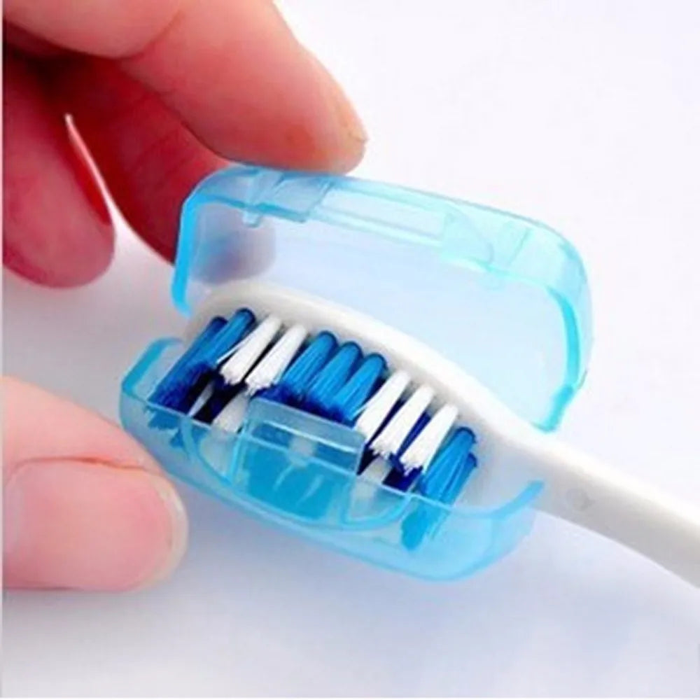 5 Pieces Portable Toothbrush Case Travel Accessories Protective Cover for Toothbrushes with Cover Small Size