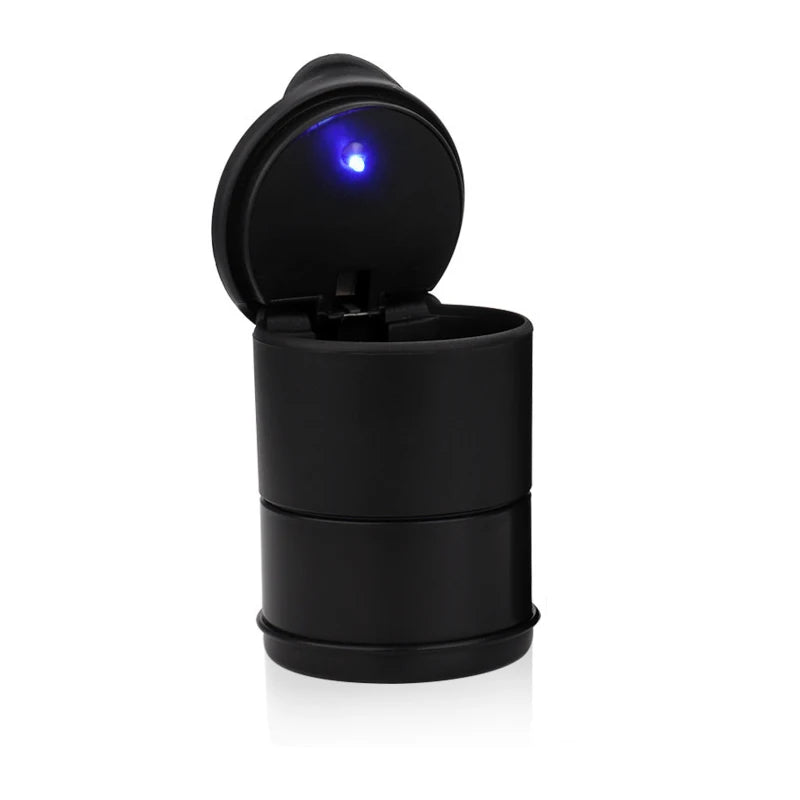 Portable Car LED Ashtray Universal Auto Ashtray Cigarette Ash Holders Cup Car Interior Decor Auto Accessories Interior 7x7x11cm