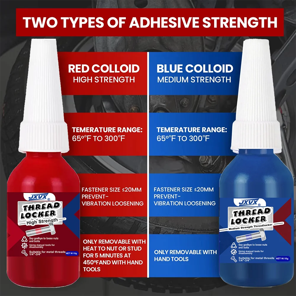10g Mini Anaerobic Screw Adhesive - Removable Threadlocker - Ultra-High-Temperature, Shock-Resistant, Non-Slip Glue