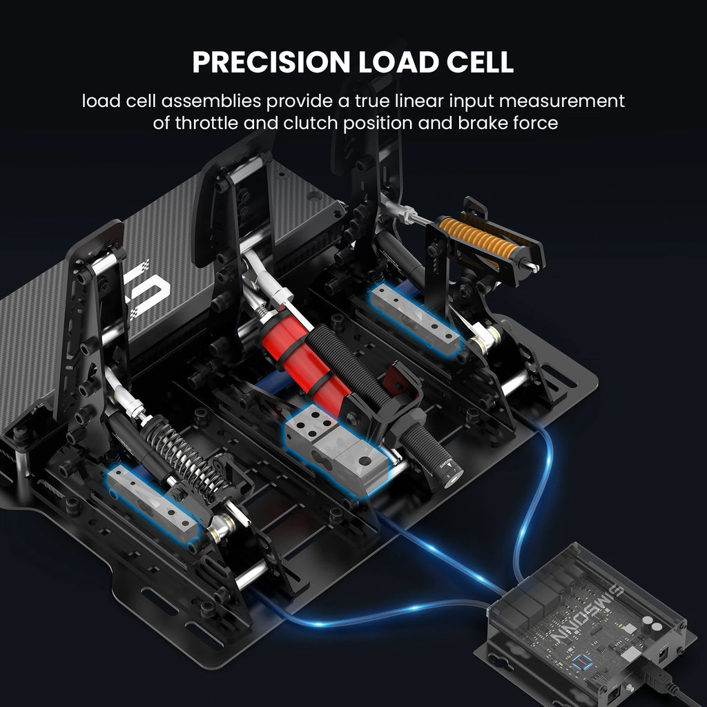 SIMSONN Main Control Box for the Pro X Ultra Pedals and Plus X Pedals Support VAM PRO Motors Includes USB Cable