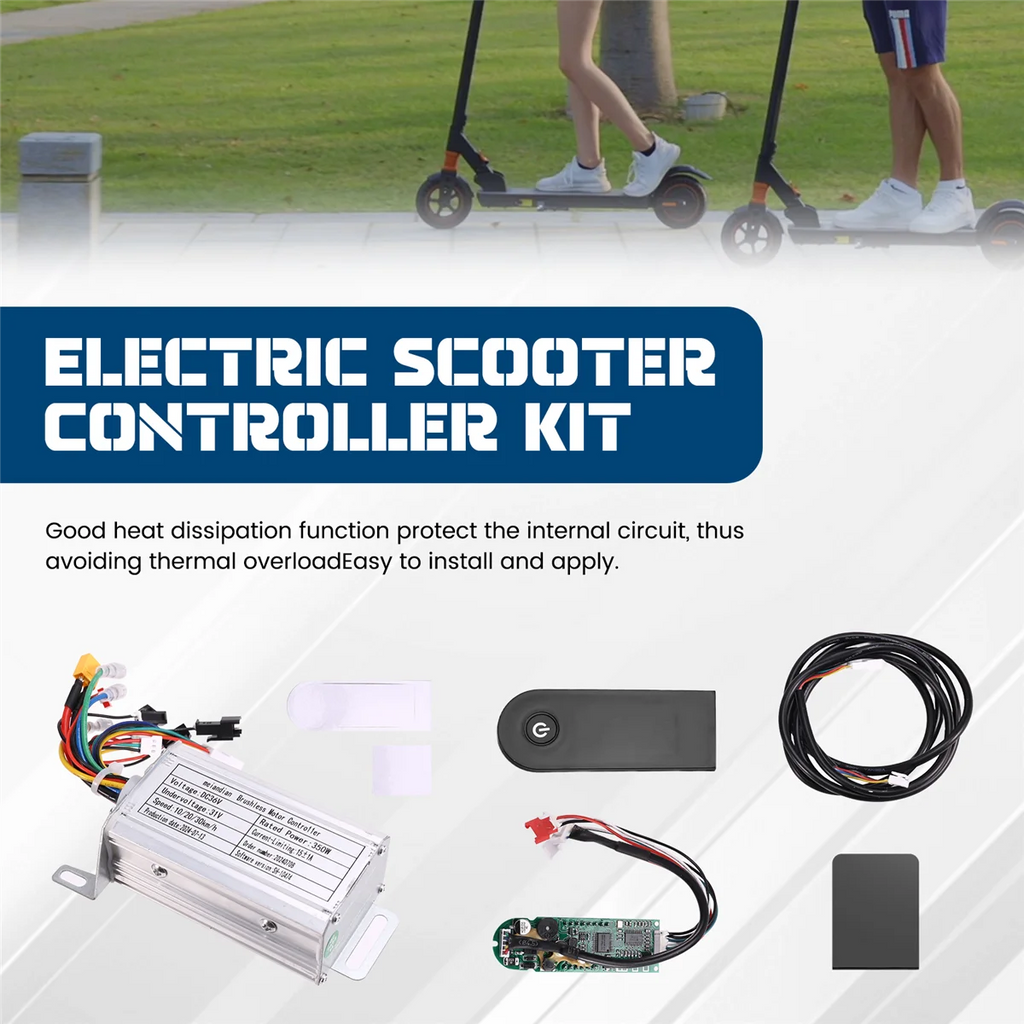 Durable 36V 350W Brushless Controller+Bluetooth Meter+Extension Cord Kit for Xiaomi M365/M365 Pro Electric Scooter