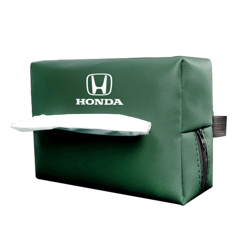 Auto Parts Car Interior Tissue Storage Box Paper Bag for Honda Civic Fit Accord City Vezel CRV S660 Odyssey HRV Insight