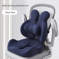 Office Cushion Chair Sitting Waist Support Cushion Seat Backrest Ergonomic Memory Cotton Hemorrhoid Artifact Student Ass Cushion