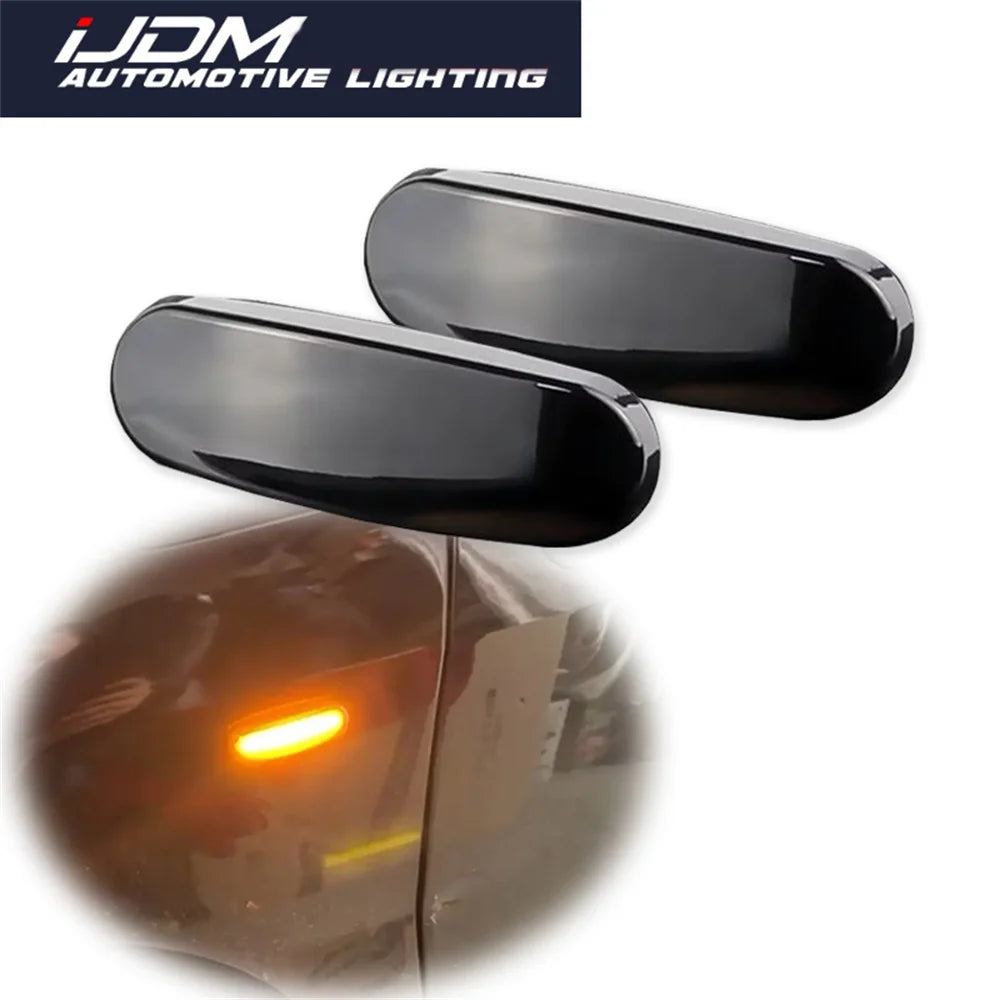 For Citroen Nemo For Peugeot Bipper For Fiat Abarth Doblo Linea Panda For Lancia Musa LED Front Side Marker Turn Signal Lights