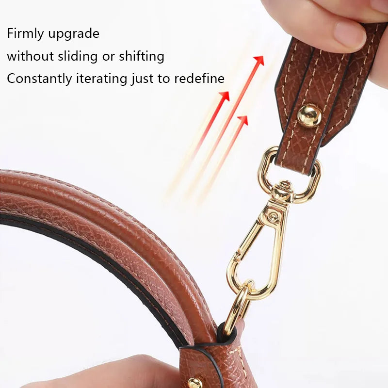 Genuine Leather Bag Shoulder Strap For Longchamp Mini Bag Crossbody Bag Strap Adjustable Bag Belt Bag Replacement Accessories
