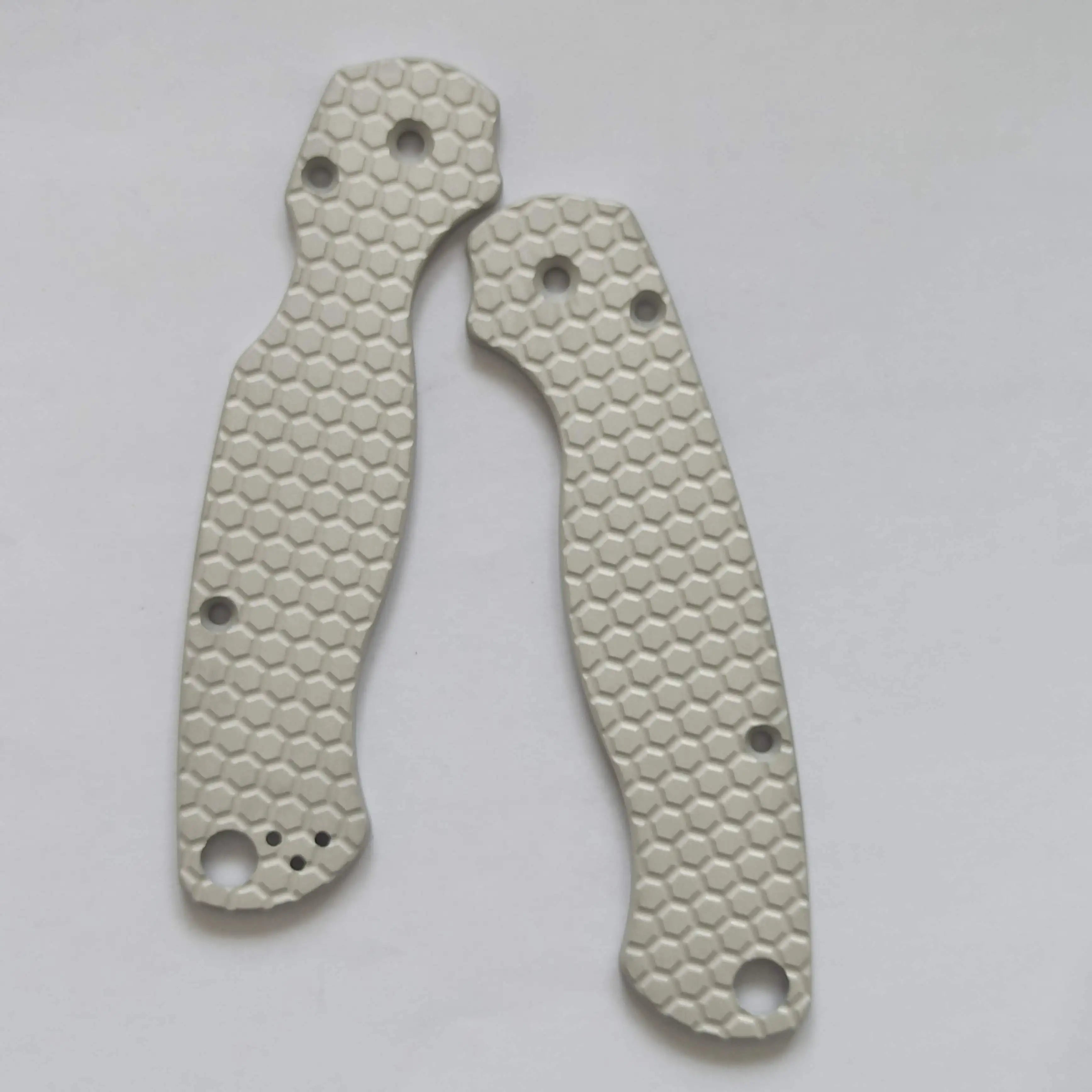 1 Pair Aluminum Alloy Knife Handle Scales for Spyderco C81 Para 2 Folding Knives