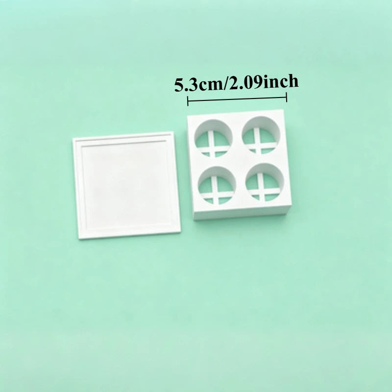 Dust Cover Toothbrush Head Storage Case 4 Compartments Drainage Tray  Dry Keep Bathroom Sink Tidy Fit Most Electric Brush Heads