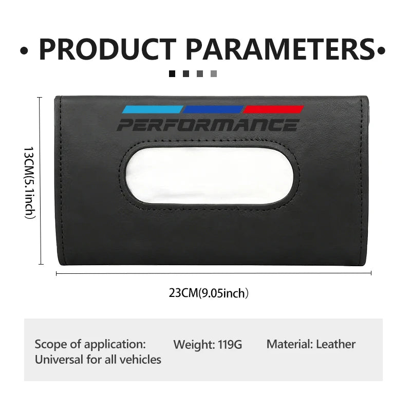 For BMW Snap-fit Car Sun Visor Tissue Box Storage Accessories M M2 M3 M4 M5 M6 E46 E90 E60 F30 E39 X1 X3 X4 X5