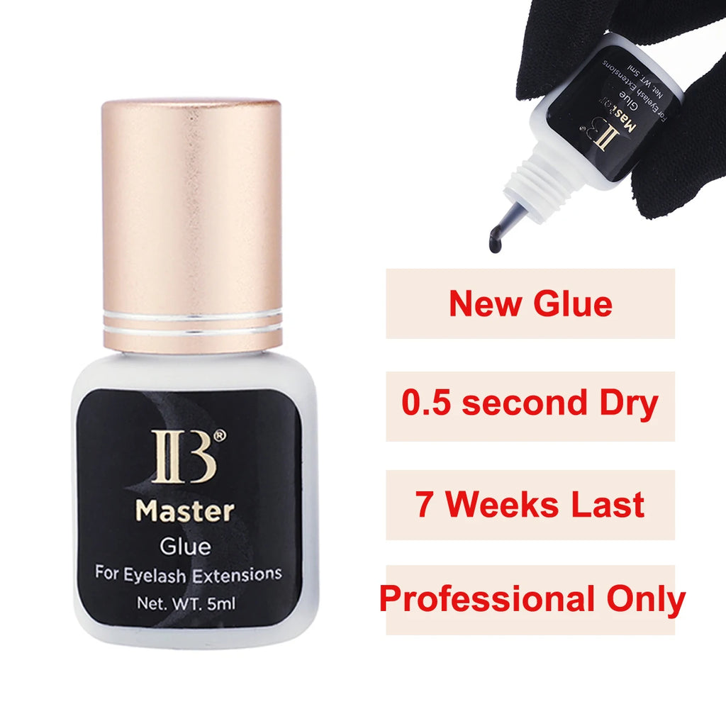 Original IB Lash Glue Super Plus Hyper Bond New Master Glue I-Beauty Eyelash Extension Adhesive Long Lasting Fast Dry Korea Glue