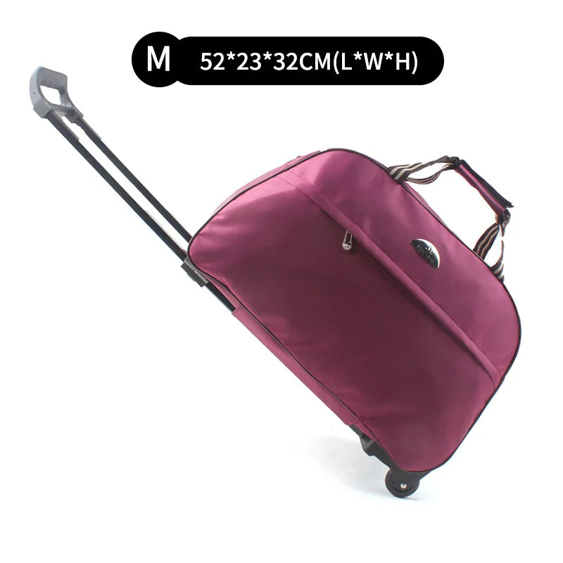 Suitcase And Travel Bags Wheels New Waterproof Large Capacity Carry On Luggage Trolley Handbag Unisex Valises A Roulettes