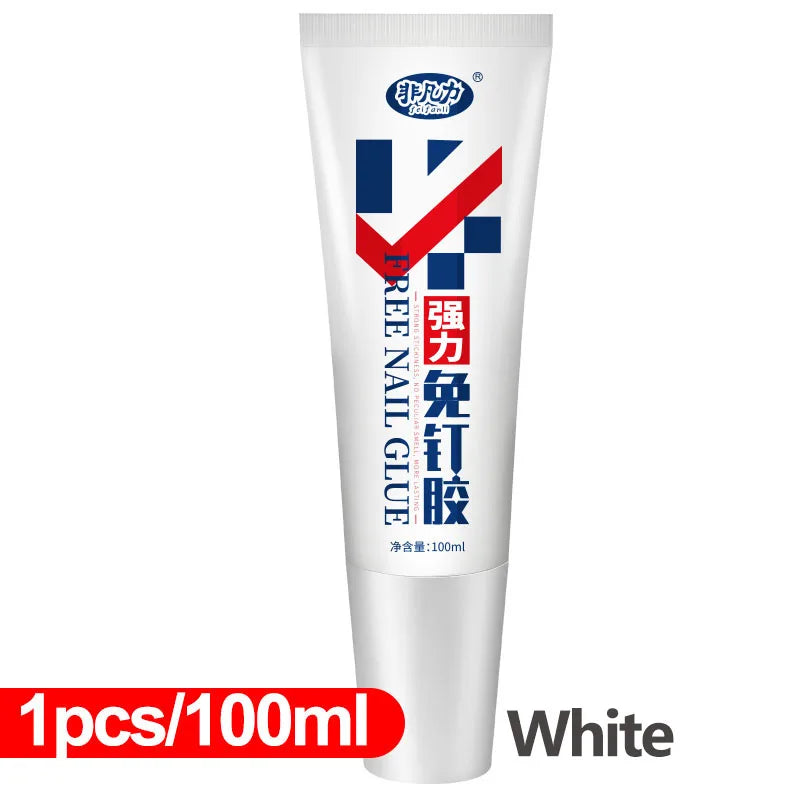 Strong Universal Nail-free Glue Waterproof Multifunction Super Adhesive for Wall Metal Mirror Bathroom Shelf without Punching
