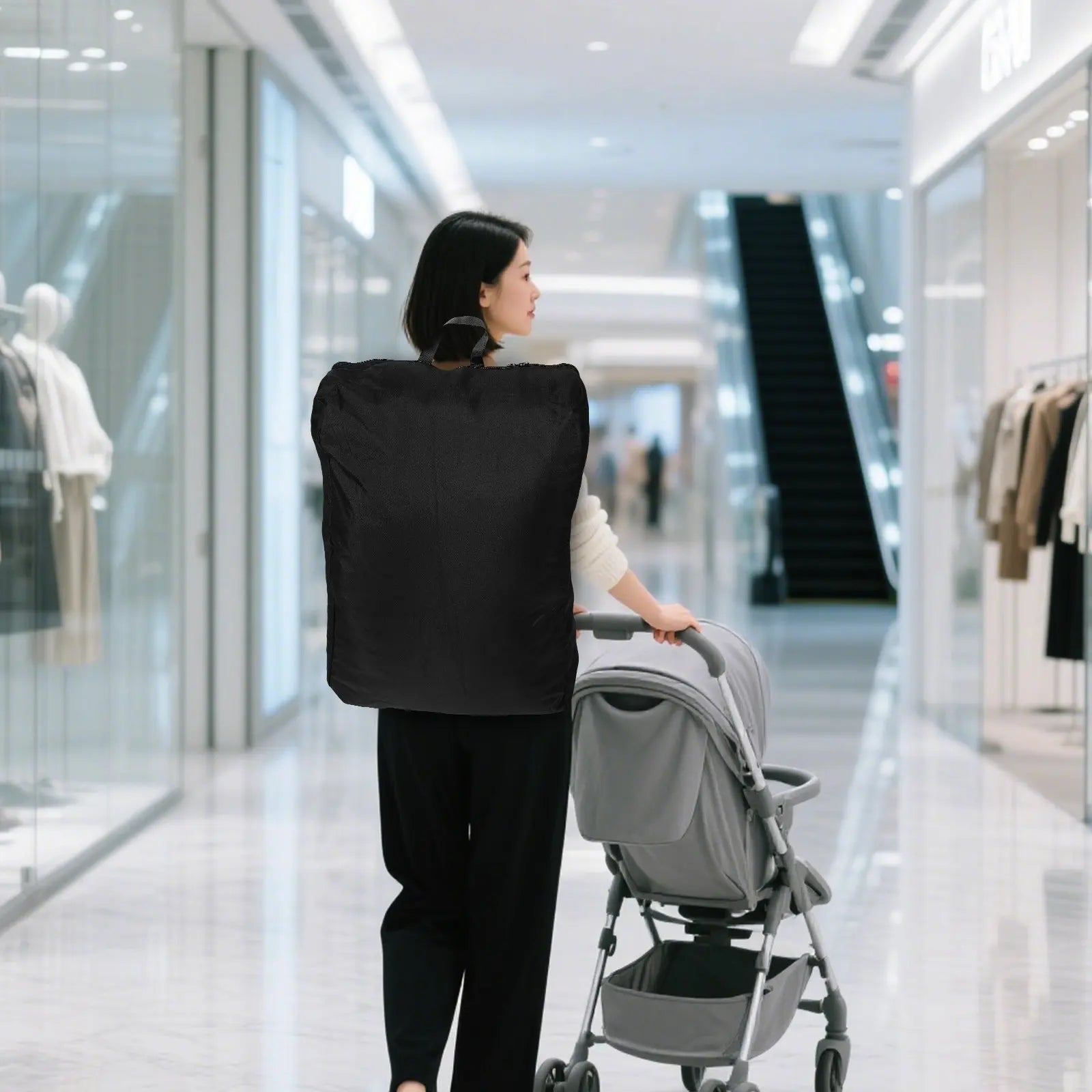 Travel For Airplane Lightweight Foldable Pram Storage Backpack 66X45X18Cm Airport Stroller Bag Stroller Gate Check Bag