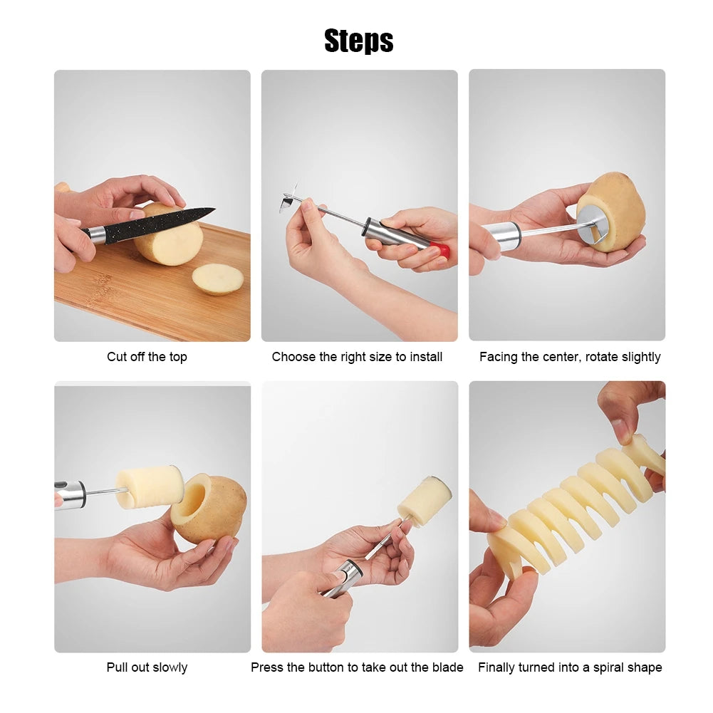 Drill Vegetable Fruit Corer With Ergonomic Anti-Slip Handle Denucleator for Coring Hollowing Out Zucchini Potatoes Carrot Pear