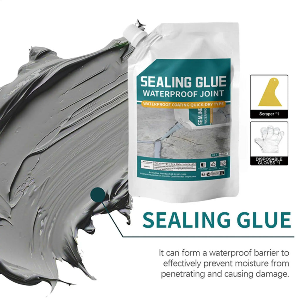 Concrete Slab Crack Repair Sealant Self-Leveling Crack Filling Adhesive Roof and Wall Crack Waterproofing Adhesive