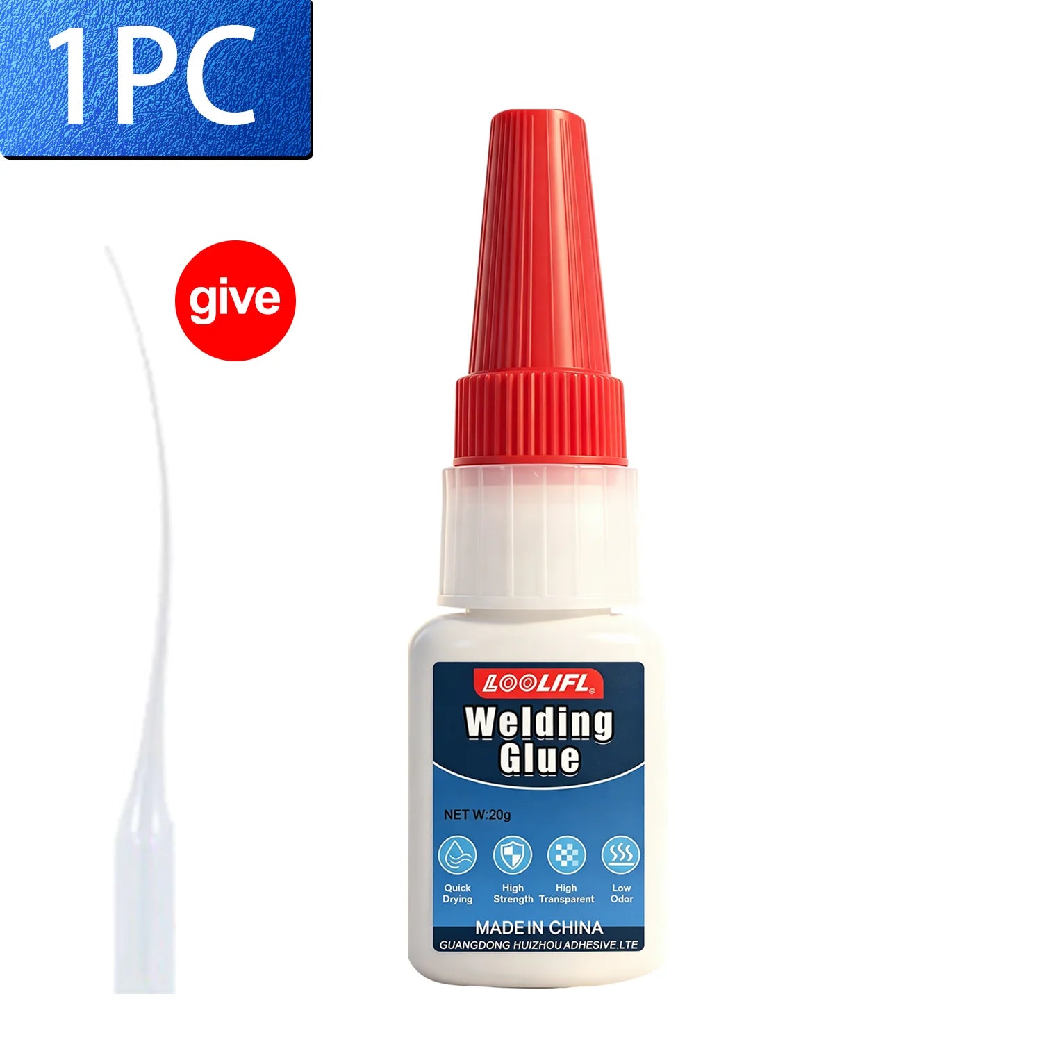 1-7Pc Brand-new Super Glue High Strength Universal Welding Glue Instant Adhesive Fast Drying For Repair Metal Plastic Bond Tools