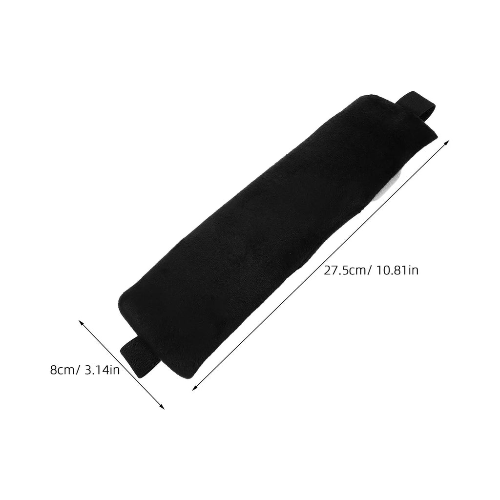2Pcs Adjustable Soft Airplane Headrest Band Comfortable Plane Sleeping Head Holder Car Seat Support