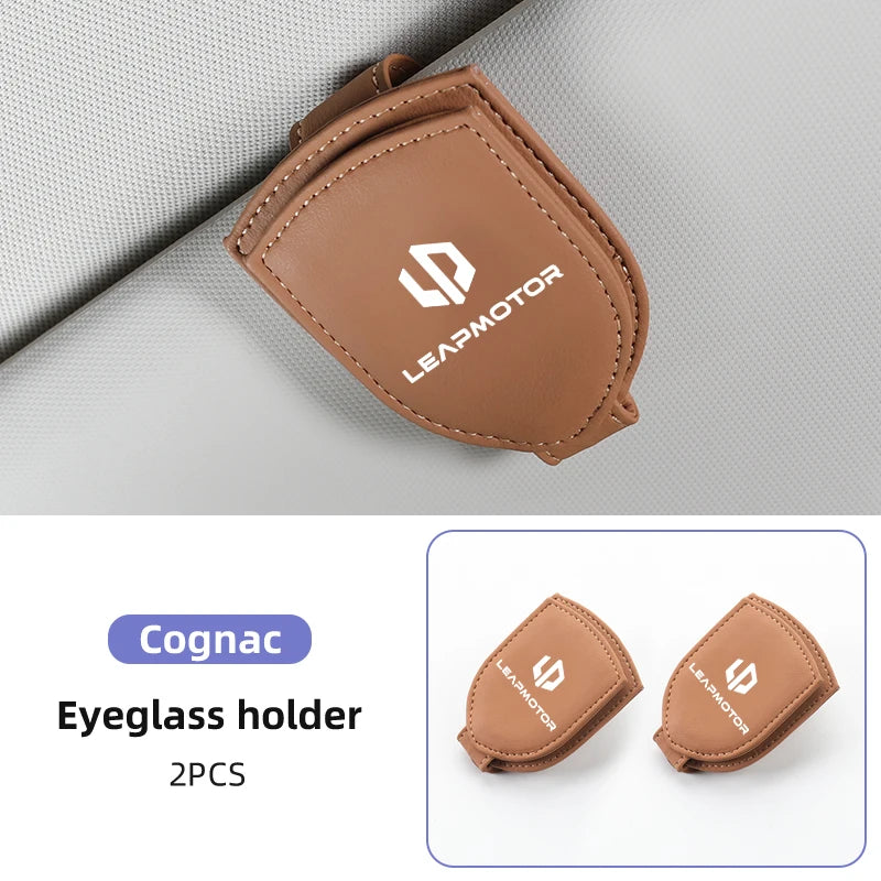 Sunglasses Holder Car Sunshades Magnetic Sunglasses Clip Ticket Clip For Leapmotor T03 S01 C11 C01 Leap Motor