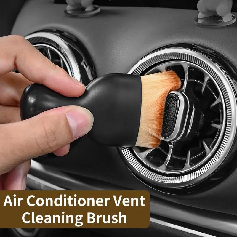 Ultra-Soft Scratch Free Car Interior Cleaning Duster Brush, Air Vent Gap Dust Removal Tool, Car Detailing Sweeping Brush