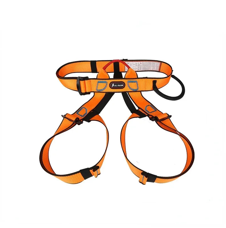 Professional Climbing Harness Safe Seat Belt for Rescue High Level Caving Climbing Adjustable Rappelling Equipment Half Body