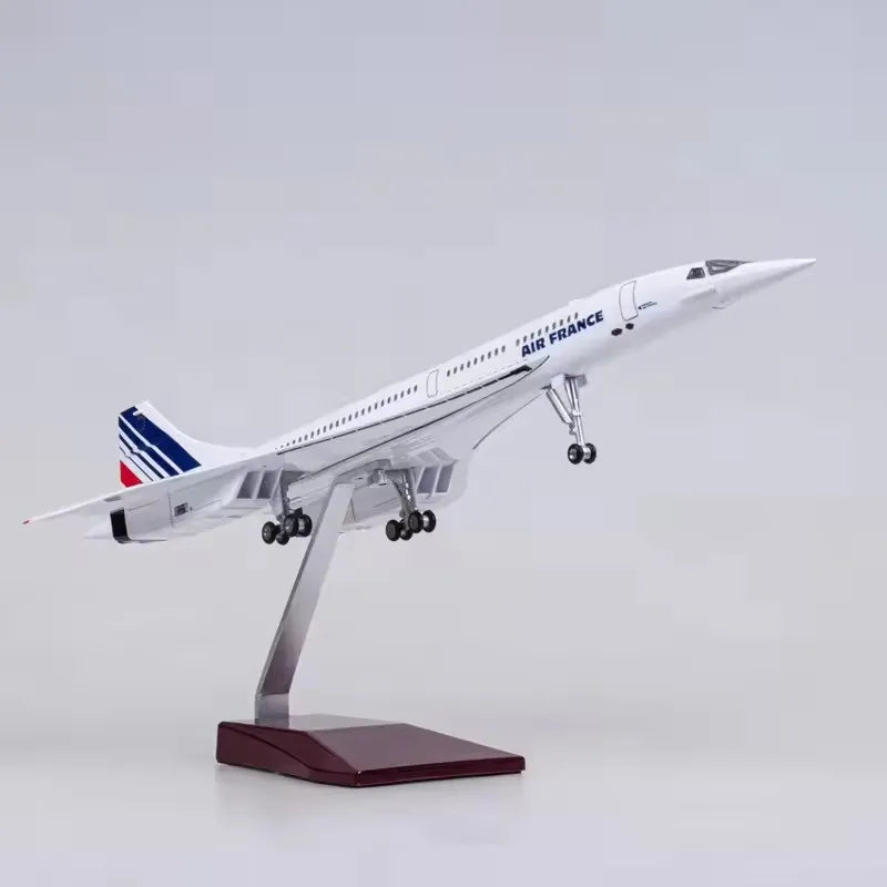 New 1:125 Scale Model Air Singapore /Air British /Air France Airlines Concorde  Aircraft Airways With Wheels and Lights