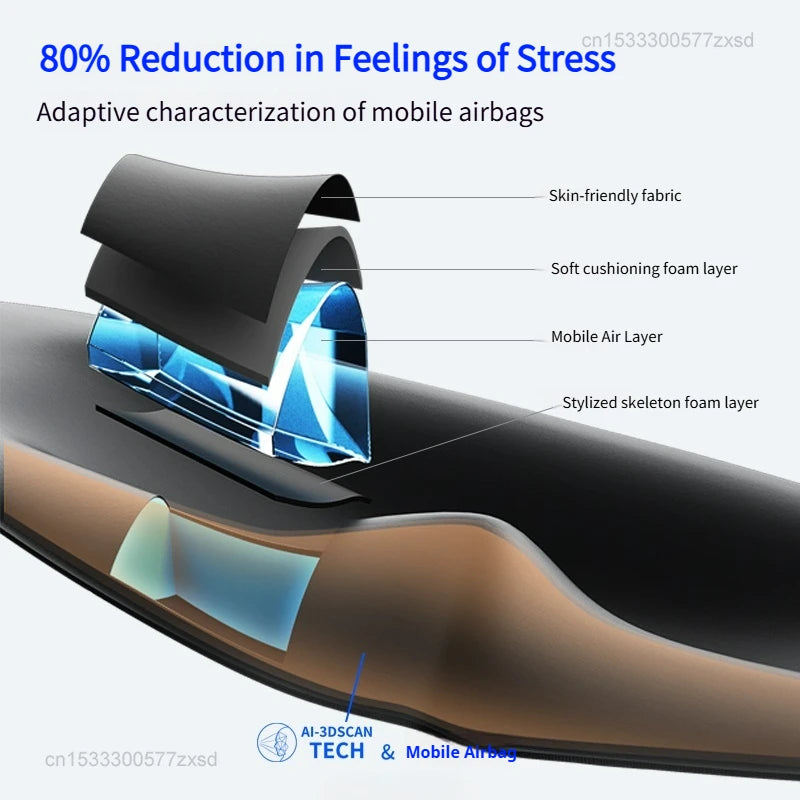 Dreamlight 4S Eye Mask Sleep 3D Stereoscopic Sleep Aid for Men Women Adult for Sleeping Block Out Light Travel Blindfold