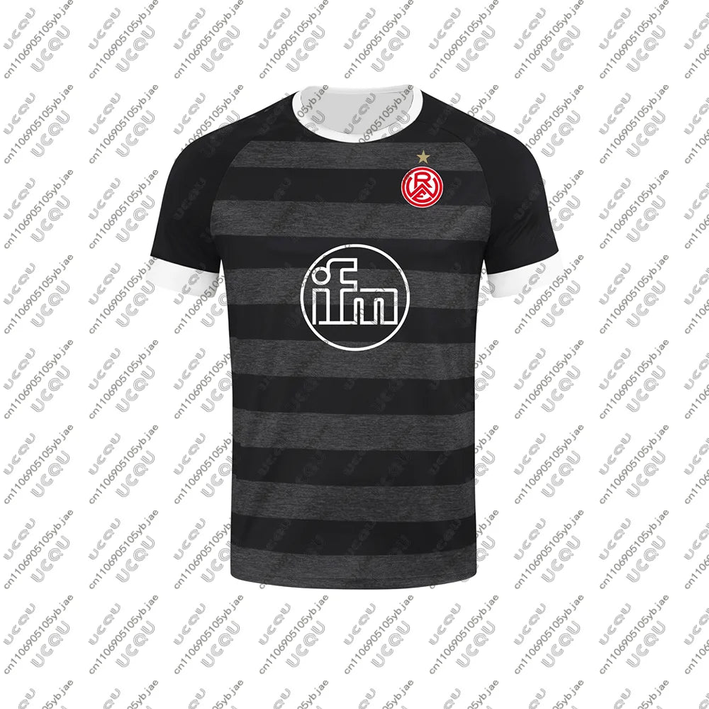 2025-26 Mens Kids Male Boys Breathable Football Jersey Top Adult Home Quick-drying Soccer Sports Away R-Rot-Weiss Gift E-Essen