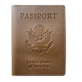 Leather Passport Holder Wallet RFID Blocking Card Case Travel Essentials International Travel Accessory