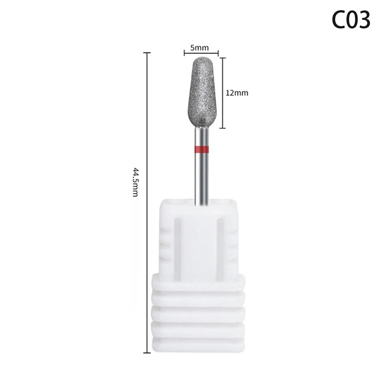 Hot Sale New Nail Drill Bit Mill Cutter All For Manicure Machine Bit Tools Accessories Cuticle Clean For Removing Nail Gel