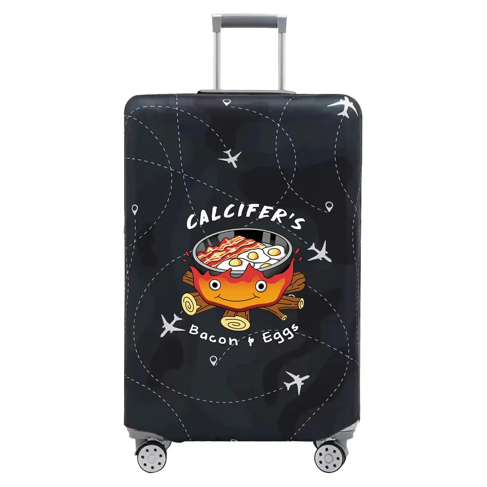 Baggage Covers Travel Luggage Protective Cover Stretch Dust Suitcase Covers Cartoon Print Series for18-32inch Travel Accessories