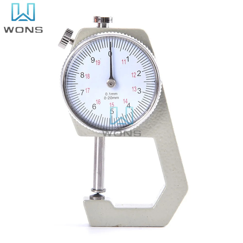 0-10mm/ 0-20mm Dial Thickness Gauge Leather Paper Thickness Meter Tester For Leather Flim Paper Measure Tool Thickness Gauge