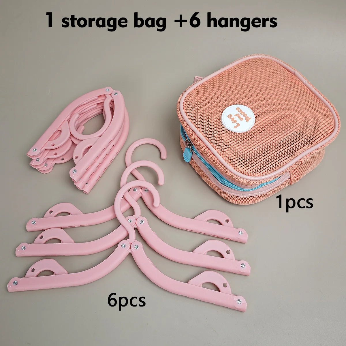 Bestseller Foldable Travel Clothes Hangers with Storage Bag, Portable Laundry Rack for Business Trip, Dorm & Household Use