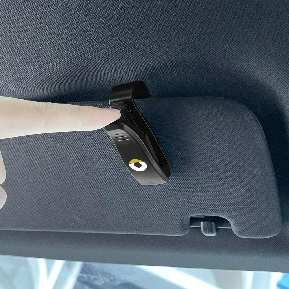 For Smart Eq Fortwo Forfour 453 451 452 450 454 Roadster Car Sun Glasses Case Card Ticket Holder Sunglasses Clip Car Accessories