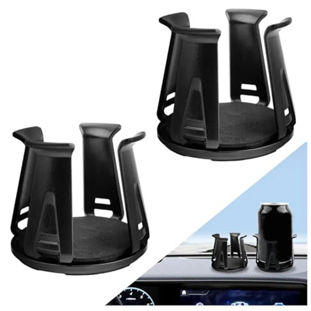 1 Pair Car Cup Holder Insert Cup Holder  For Auto With Adaptive Clamping Arm Automotive Interior Accessories