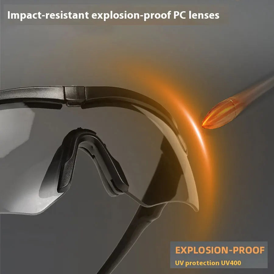 New Outdoor Military 2.0MM Tactical Goggles Windproof Dustproof CS Shooting UV400 Safe Protective Glasses Mountaineering Gafas