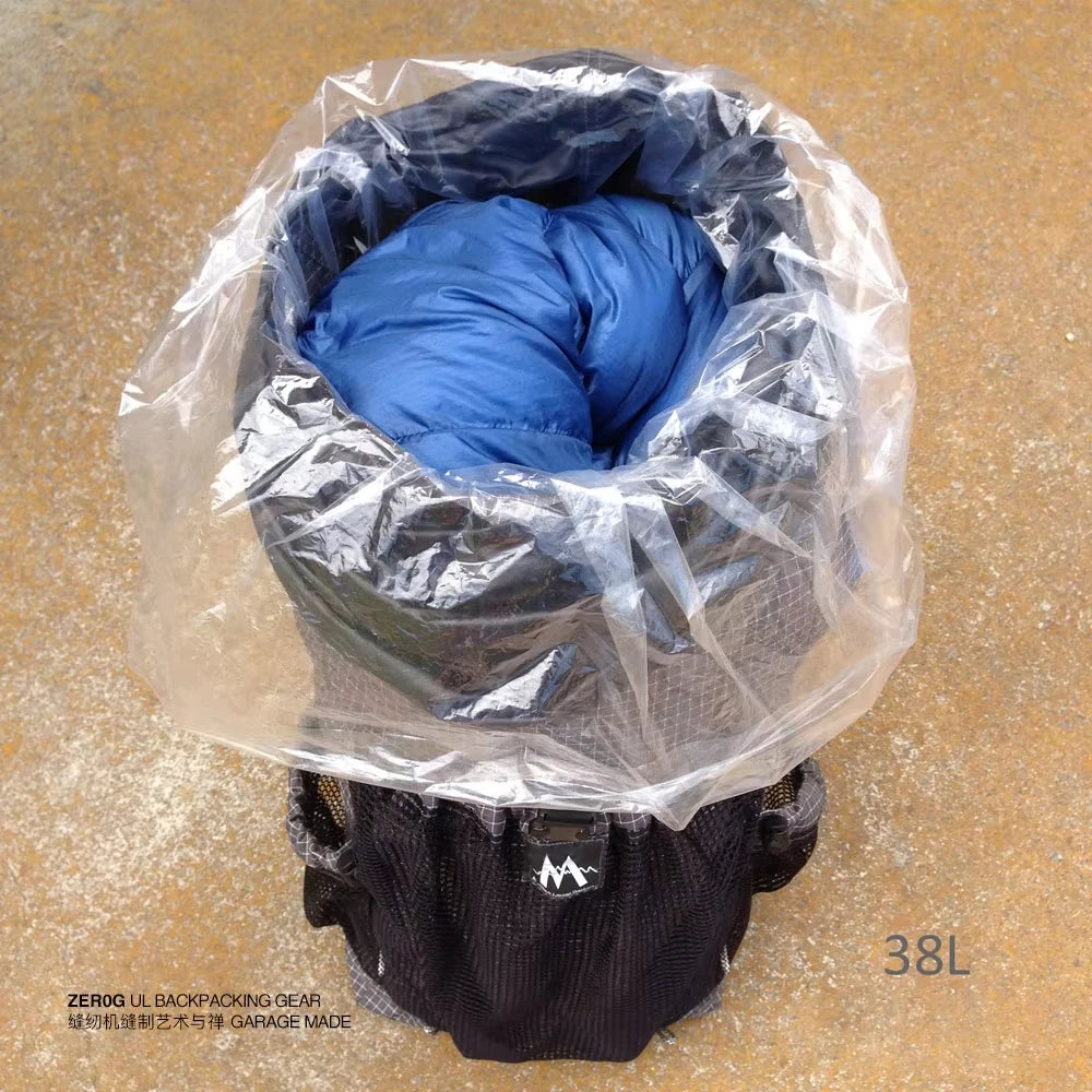 Backpack Liner Bag Packing Ultralight 14g/17g Polycro Inner Dry Bag Waterproof Storage for Hiking, Trekking,UL Camping Gear