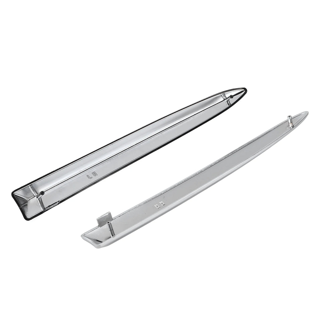 Car Front Bumper Upper Molding Chrome Trim Replacement for FIAT 500 2007‑2015 Bumper Upper Molding Strip Car Accessories